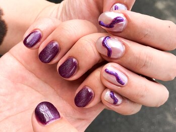 メゾンドシャルムビス(maison de charme Bis)/紫マグネット