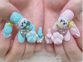 キャラクター 3dネイル