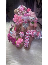 クロスネイル 渋谷店(CROSS nail)/キャラクター姫ギャルネイル