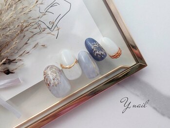 ワイネイル(Y.nail)/オトナな花火ネイル