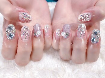 ラルネイル 大宮(Lull. nail)/#人魚#ホロ#マグネット#ビジュー