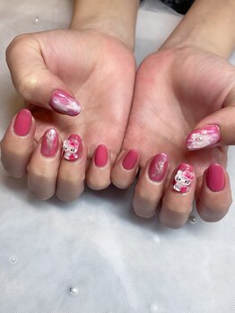 ゼロ アトリエ(ZERO Atelier)/キティちゃんネイル