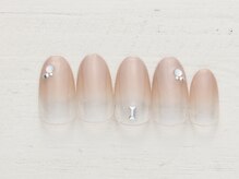 ネイルミックス 鹿児島高麗町店(Nail Mix)/グラデ×ストーンアート　4990円