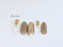 ネイルサロンリシェ 烏丸御池(Recher)/goldとbeige