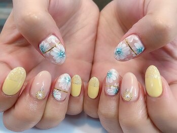 ネイルサロン マハロ(Nail salon Mahalo)の写真/≪つけ放題メニュー★オフ代込9350円！≫画像持ち込みOKなのも嬉しい♪あなたの”なりたい”を叶えられる☆