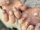 個性派ニュアンスネイル