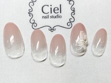 シエルネイルスタジオ 新宮店(Ciel nail studio)/【上品お花デザイン】