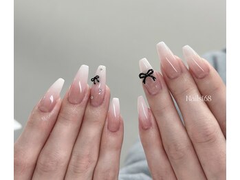 ネイルズ イロハ 新大久保店(NAILS 168)/長さだしベイビーブーマー