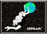 【低刺激グルー対応、持続力UP☆】LEDエクステ　フラットラッシュ80本¥8500