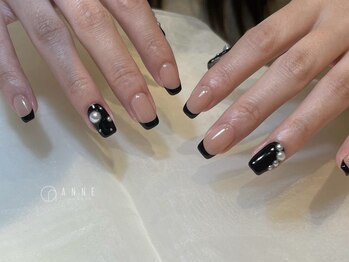 アンネ 東心斎橋店(ANNE)/黒フレンチ ari