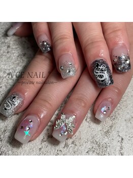 エースネイル(Ace nail)/手描きネイルも◎