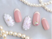 ネイルサロンアンドスクール ミュー(Nail Salon & school mieux)/フラワーネイル