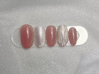 ネイルバイピヌ(nail by pinu)/定額シンプルアートコース