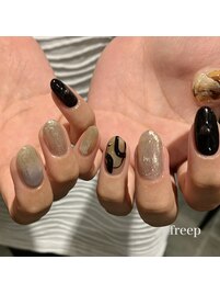 ニュアンスネイル/秋ネイル