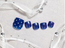 パープルの爪屋/さりげないハートで大人かわいい