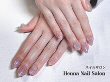 ヘンナコンス(Henna Kongs)/透明感ラベンダーネイル