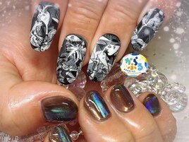 お客様オーダー名画痛ネイル