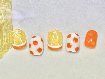 オレンジネイル