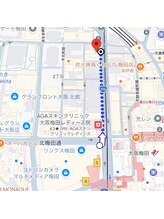 マリーテレジア 梅田茶屋町(MARIE TERESIA)/道案内