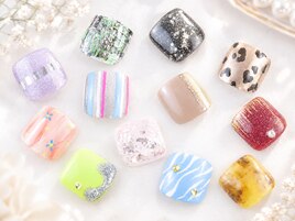 フット親指アート