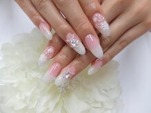 ネイルサロンミキ 横浜(MIKI)/冬雪の結晶ネイル 上品スカルプ