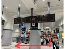 プラチナムドール 三宮店(PLATINUMDOLL)/JR三ノ宮東口を右へ行きます