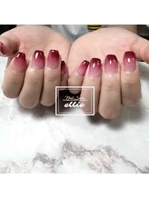 エリー(ellie)/ボルドーグラデーションネイル