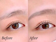 ミーナ 大財店(mina)/アイブロウWAX＋まつ毛パーマ上