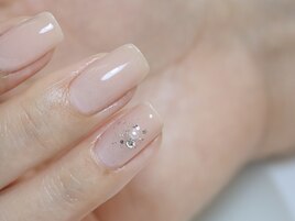 シンプルマグネット秋ネイル