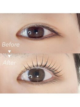 ラミュシー 宝塚店(Rhamthy)の写真/サロン専用の高濃度な美容液でケアするから高持続◎ナチュラル～華やかまで選べる似合わせマツパ【宝塚】