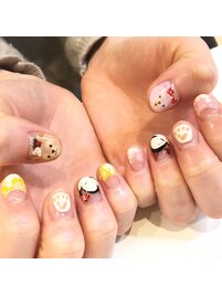 キャラクターデザインネイル