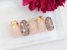 ツメトトノウ/手描きフラワー☆ラメグラ