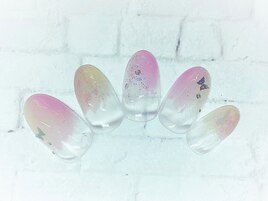 ぬりかけ　韓国　ワンホンネイル