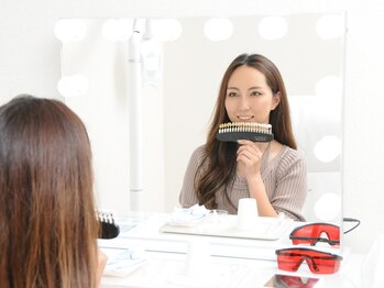 エクシアホワイトニング 明石店/ホワイトニング/施術風景