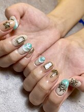 ジェムネイル(Jem Nail)/夏ネイル