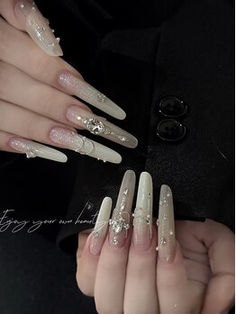 チップ長さ出し付け放題デザイン