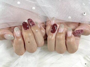 はあとねいる 今池店の写真/初めてのネイルサロンをお探しの方におすすめ★シンプル～華やかまで豊富なサンプルから選択OK♪