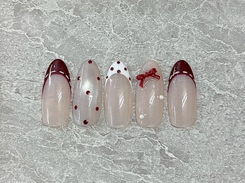 ピーチネイル 大塚(Peach Nail)/【2月】シーズンデザイン/大塚駅