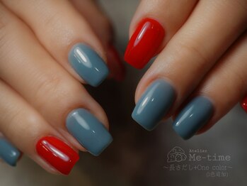 長さだし+1色One color※1色追加