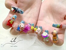 イル 神戸店/3ｄ×キャラクターネイル