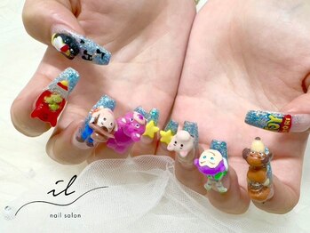 イル 神戸店/3ｄ×キャラクターネイル