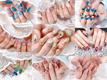 ラルネイル 大宮(Lull. nail)の写真/《◆持ち込みデザイン◆オフ込2時間制ALLオーダー¥10000~》拘りのアートやモチーフなど貴女だけのネイルに!