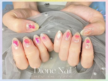ディオーネ ネイルスタジオ(Dione)/氷ネイル(うるうるネイル)