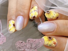 向日葵ネイル銀座フィルイン