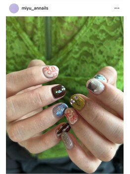 アンネイルズ(annails)/jr.nailist お持ち込みデザイン