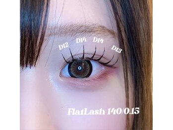 カリナ モナネイル 難波店(CARINA × monanail)/フラットラッシュ 140本