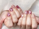 【シンプル ワンカラーネイル】