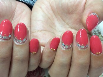 ネイルネイル 南森町店(nailnail)/クセになる赤♪