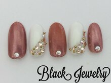 ブラックジュエリー(Black jewelry)/ミラー　オーロラネイル