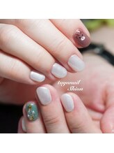 たゆ ネイル(たゆnail)/トナカイクリスマスネイル